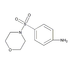 4-(吗啉磺酰)苯胺结构式