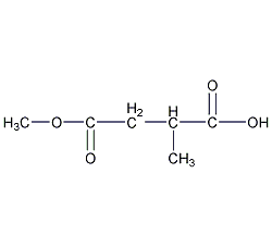 (R)-(+)-3-甲基琥珀酸单甲酯结构式