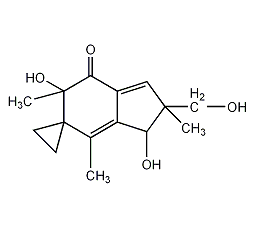 隐陡头菌素S结构式