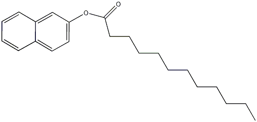 月桂酸-2-萘酯结构式