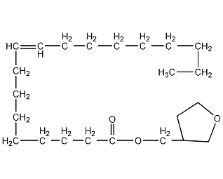 (四氢-3-呋喃基)甲基油酸结构式