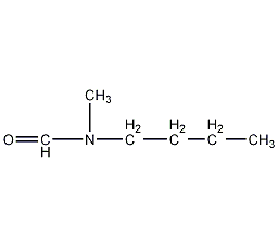 N-丁基-N-甲基甲酰胺结构式