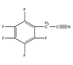 2,3,4,5,6-五氟苯基乙腈结构式