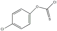4-氯苯基氯硫代甲酸酯结构式