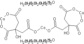 柠檬酸钴结构式