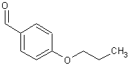 4-丙氧基苯甲醛结构式