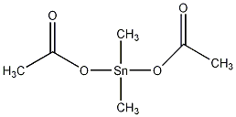 二乙酸二甲基锡结构式