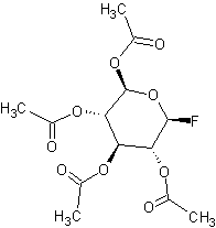 β-D-吡喃葡萄糖基四氟乙酸结构式