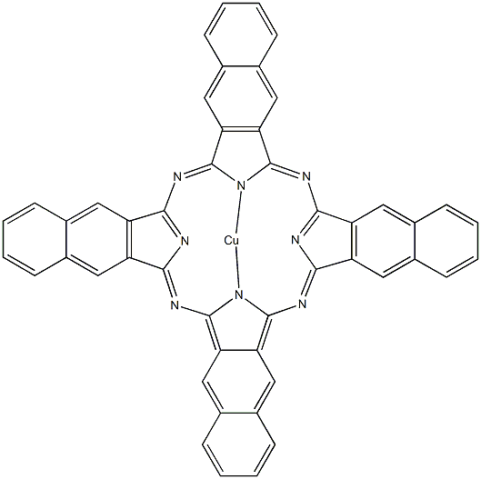 2,3-萘酞菁铜结构式