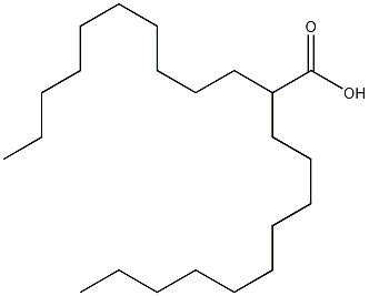 2-癸基十二烷酸结构式