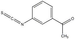 3-乙酰基异硫氰酸苯酯结构式