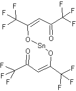 六氟乙酰丙酮锡结构式