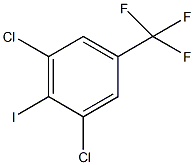 3,5-二氯-4-碘代三氟甲苯结构式