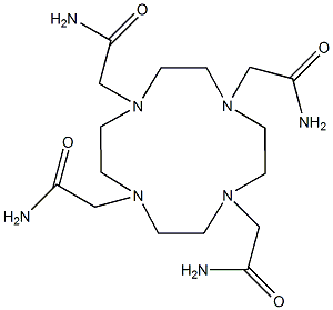 1,4,7,10-四(氨基羧甲基)-1,4,7,10-四氮杂环十二烷结构式