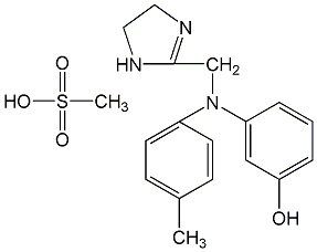 酚胺唑啉马来酸盐结构式