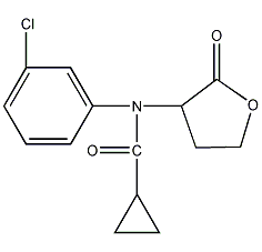 酯菌胺结构式