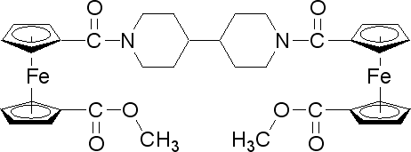 1,1''-([4,4'-Bipiperidine]-1,1'-diyldicarbonyl)bis[1'-(methoxycarbonyl)ferrocene]