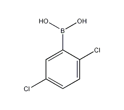 2,5-二氯苯硼酸结构式
