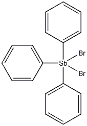 Triphenylantimony dibromide