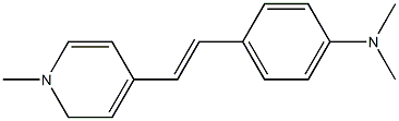 反-4-[4-(二甲氨基)苯乙烯基]-1-碘化甲基吡啶结构式