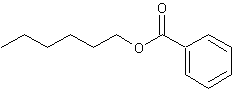 苯甲酸己酯结构式