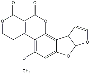 黄曲霉素G1结构式