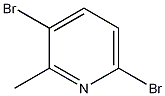 3,6-二溴-2-甲基吡啶结构式