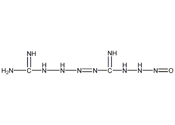 亚硝氨基脒基四氮烯结构式