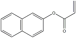 2-萘基丙烯酸酯结构式