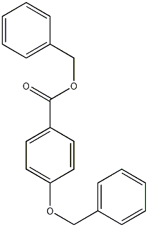 p-苄氧基苯甲酸苄酯结构式