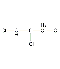 1,2,3-三氯丙烯(顺反异构体混合物)结构式