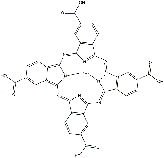 (Tetracarboxyphthalocyaninato)copper(II)