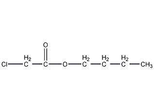 氯乙酸正丁酯结构式