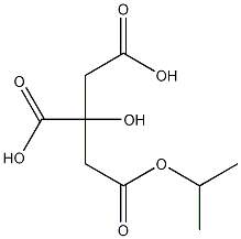 柠檬酸异丙酯结构式