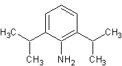 2,6-二异丙基苯胺结构式