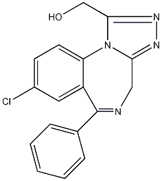 α-羟基阿普唑仑结构式