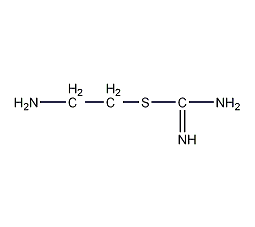 β-氨基乙基异硫脲结构式