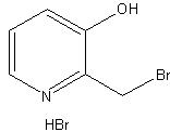 2-溴甲基-3-羟基吡啶氢溴化物结构式
