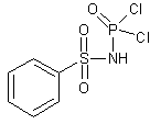 N-苯磺酰胺二氯磷酸结构式