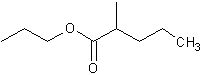 2-甲基戊酸丙酯结构式