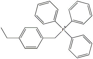 (4-乙基苯甲基)三苯基氯化鏻结构式