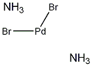 二溴二氨合钯(Ⅱ)结构式
