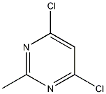 4,6-二氯基-2-甲基嘧啶结构式