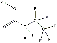 七氟丁酸银结构式