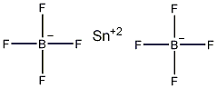 四氟硼酸锡(II)结构式