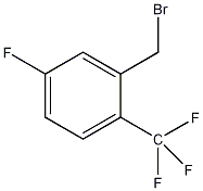 5-氟-2-(三氟甲基)苄溴结构式