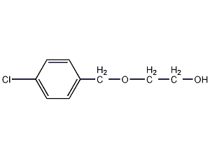 2-[(4-氯苄基)氧]-1-乙醇结构式