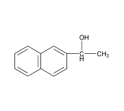 (S)-(−)-α−甲基-2-萘甲醇结构式