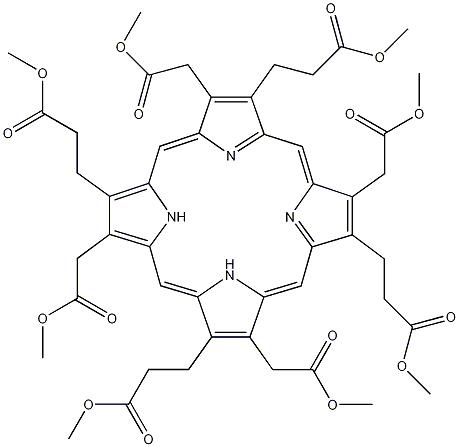 尿卟啉I八甲基酯结构式