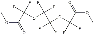 全氟-3,6-二氧杂辛烷-1,8-二酸二甲酯结构式